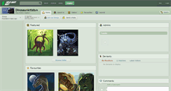 Desktop Screenshot of dinosaurartists.deviantart.com