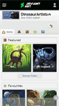Mobile Screenshot of dinosaurartists.deviantart.com