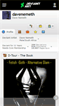 Mobile Screenshot of davenemeth.deviantart.com