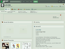 Tablet Screenshot of l33-chu.deviantart.com