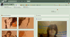 Desktop Screenshot of greg-the-hedgessj.deviantart.com