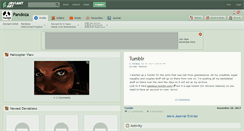 Desktop Screenshot of pandoza.deviantart.com