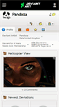 Mobile Screenshot of pandoza.deviantart.com