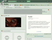 Tablet Screenshot of pandoza.deviantart.com