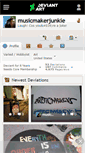 Mobile Screenshot of musicmakerjunkie.deviantart.com