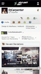 Mobile Screenshot of djcarpenter.deviantart.com