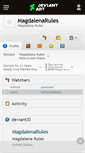 Mobile Screenshot of magdalenarules.deviantart.com
