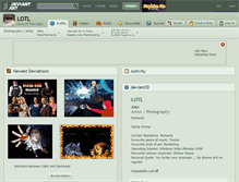 Tablet Screenshot of lotl.deviantart.com