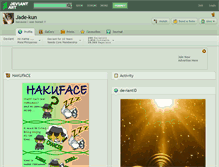 Tablet Screenshot of jade-kun.deviantart.com