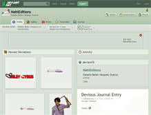 Tablet Screenshot of nattieditions.deviantart.com