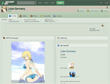 Tablet Screenshot of luise-germany.deviantart.com