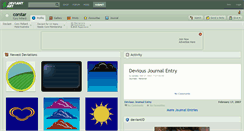 Desktop Screenshot of corstar.deviantart.com