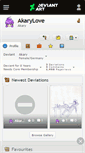 Mobile Screenshot of akarylove.deviantart.com