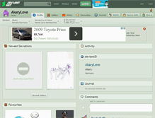 Tablet Screenshot of akarylove.deviantart.com