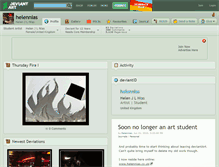 Tablet Screenshot of helennias.deviantart.com