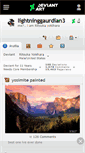 Mobile Screenshot of lightninggaurdian3.deviantart.com