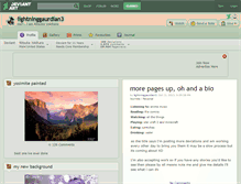 Tablet Screenshot of lightninggaurdian3.deviantart.com