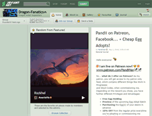 Tablet Screenshot of dragon-fanatics.deviantart.com