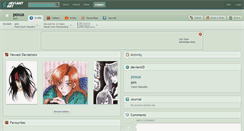 Desktop Screenshot of poxus.deviantart.com