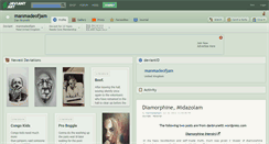 Desktop Screenshot of manmadeofjam.deviantart.com
