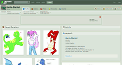 Desktop Screenshot of manta-blanket.deviantart.com