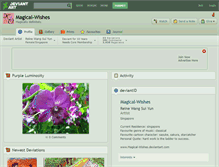 Tablet Screenshot of magical-wishes.deviantart.com