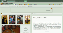 Desktop Screenshot of hypotheticaltextiles.deviantart.com
