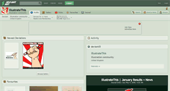 Desktop Screenshot of illustratethis.deviantart.com