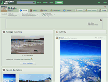 Tablet Screenshot of birikein.deviantart.com
