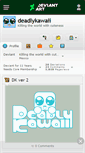 Mobile Screenshot of deadlykawaii.deviantart.com