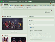 Tablet Screenshot of nellyaa.deviantart.com