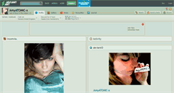 Desktop Screenshot of amyatomic-x.deviantart.com