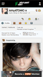 Mobile Screenshot of amyatomic-x.deviantart.com
