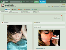 Tablet Screenshot of amyatomic-x.deviantart.com