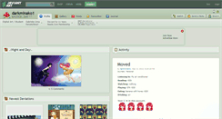 Desktop Screenshot of darkminako1.deviantart.com