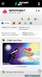 Mobile Screenshot of darkminako1.deviantart.com