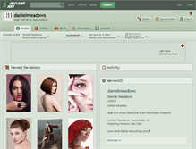 Tablet Screenshot of danielmeadows.deviantart.com