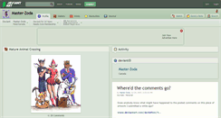 Desktop Screenshot of master-zoda.deviantart.com