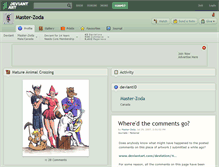 Tablet Screenshot of master-zoda.deviantart.com