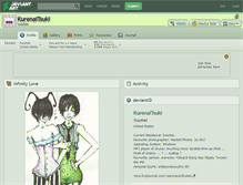 Tablet Screenshot of kurenaitsuki.deviantart.com