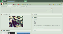 Desktop Screenshot of jjulia15.deviantart.com
