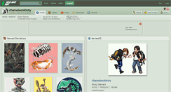 Desktop Screenshot of chameleonkirsty.deviantart.com