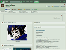 Tablet Screenshot of inuyasha-ryou.deviantart.com