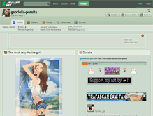 Tablet Screenshot of gabriella-peralta.deviantart.com