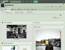Tablet Screenshot of djmtothaarco.deviantart.com