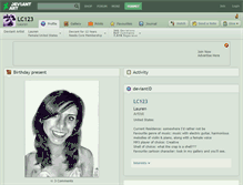 Tablet Screenshot of lc123.deviantart.com