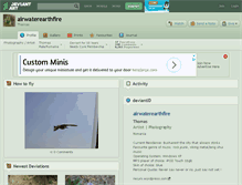 Tablet Screenshot of airwaterearthfire.deviantart.com