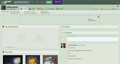 Desktop Screenshot of mikey-down.deviantart.com