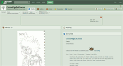 Desktop Screenshot of cocoapigseatcocoa.deviantart.com