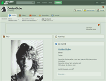 Tablet Screenshot of goldenglobe.deviantart.com